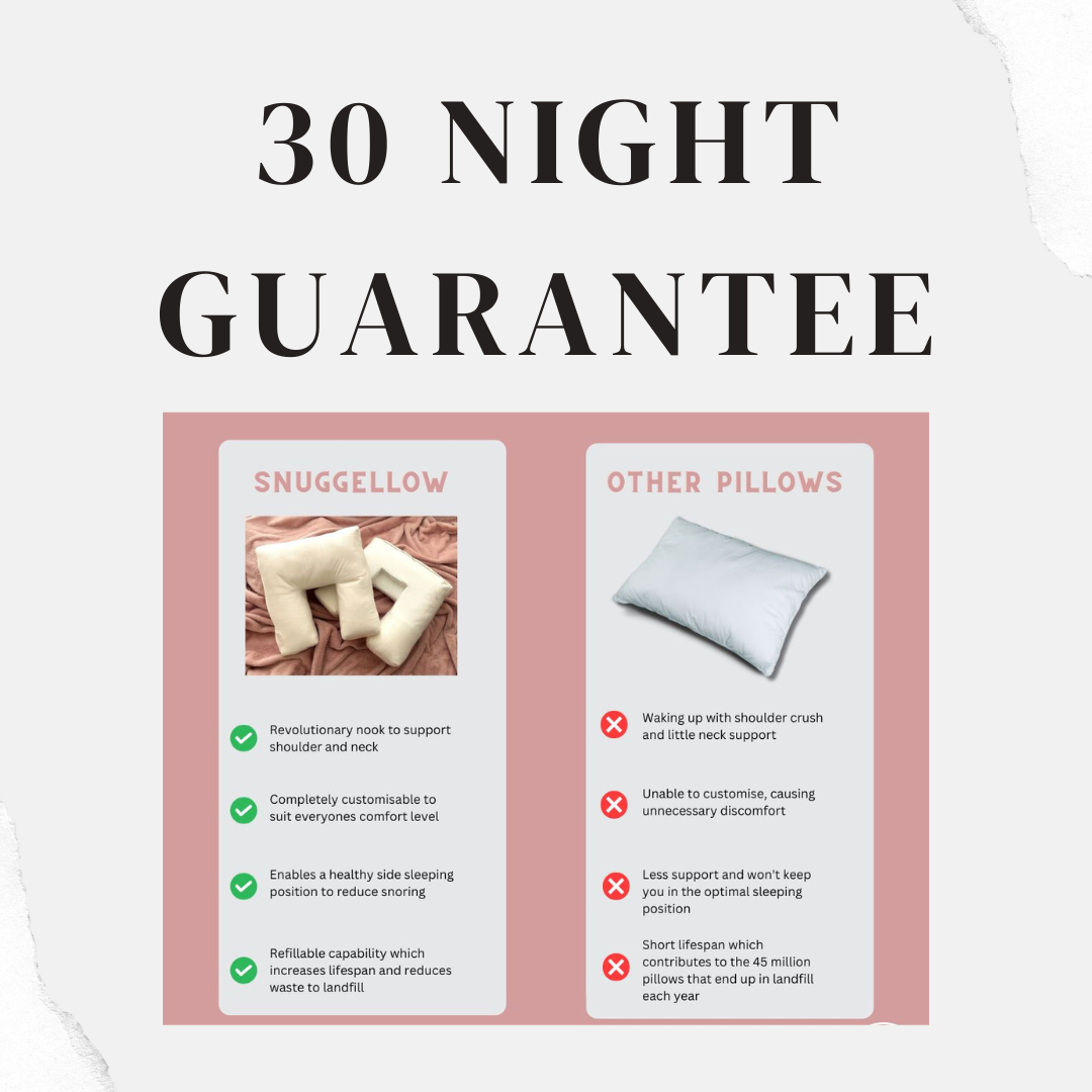 Eliminate Shoulder Crush and Snore Necks with Australia's No 1 Sleeping Solution